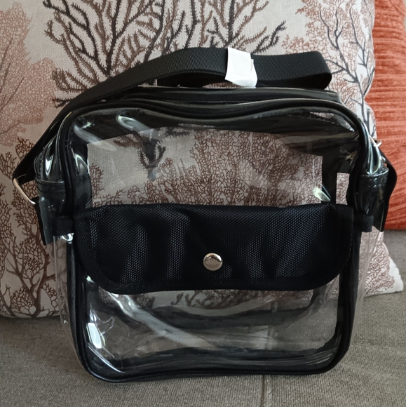 🚨Medium Sz Clear Crossbody Bag NWT - Picture 6 of 7